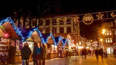 Julmarknad i Rostock